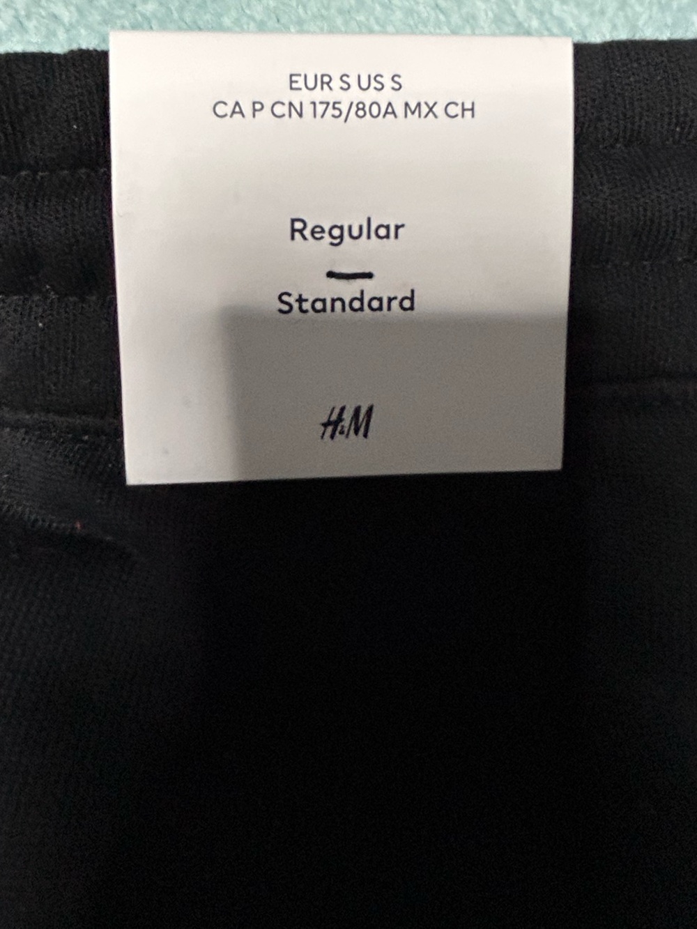 H&M Black Drawstring Waist Sweatpants
